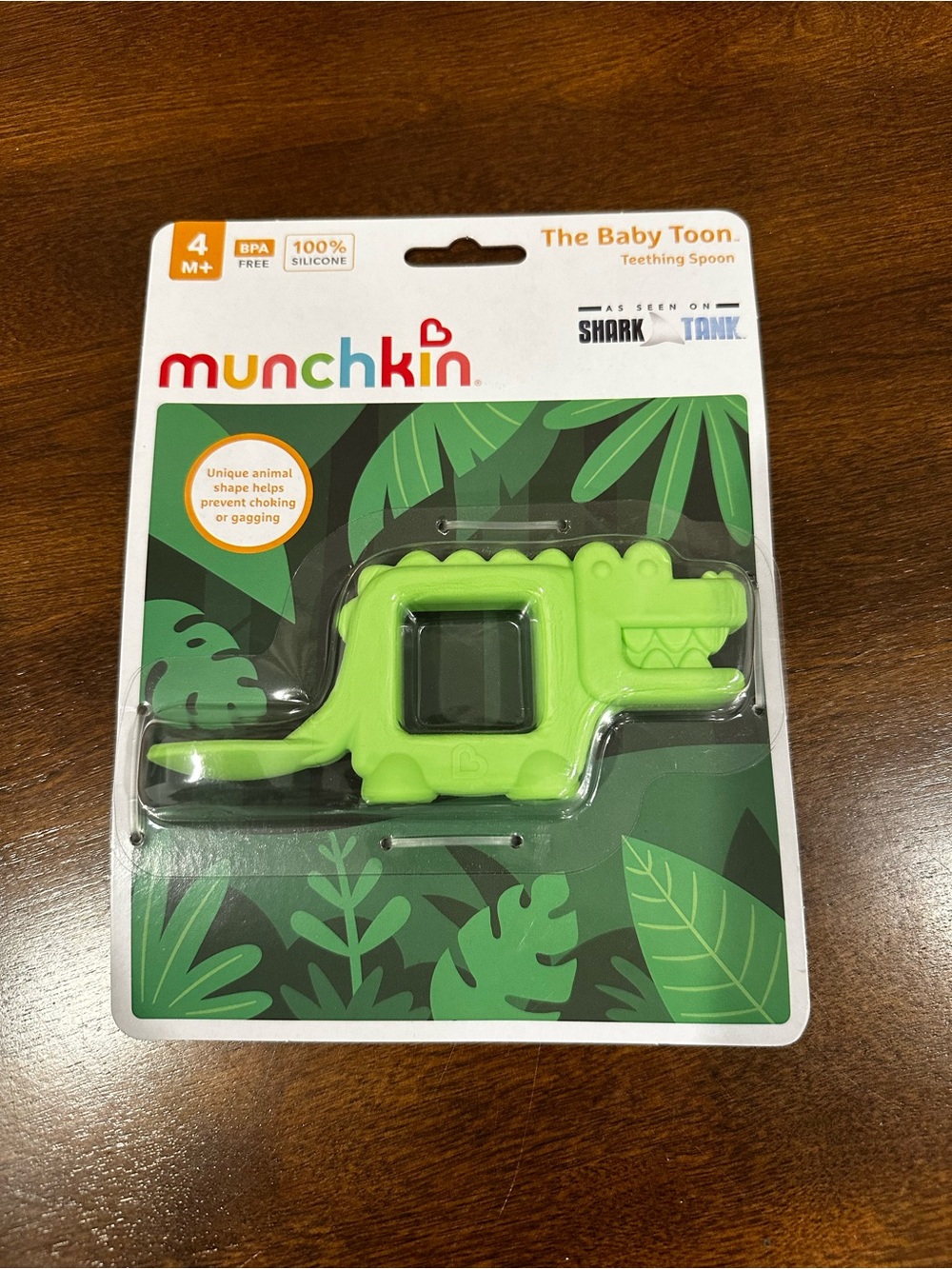 Munchkin Lime Green Crocodile Teething Spoon